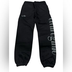 Civil Regime concrete cozy joggers sweatpants men’s size small black graphic‎